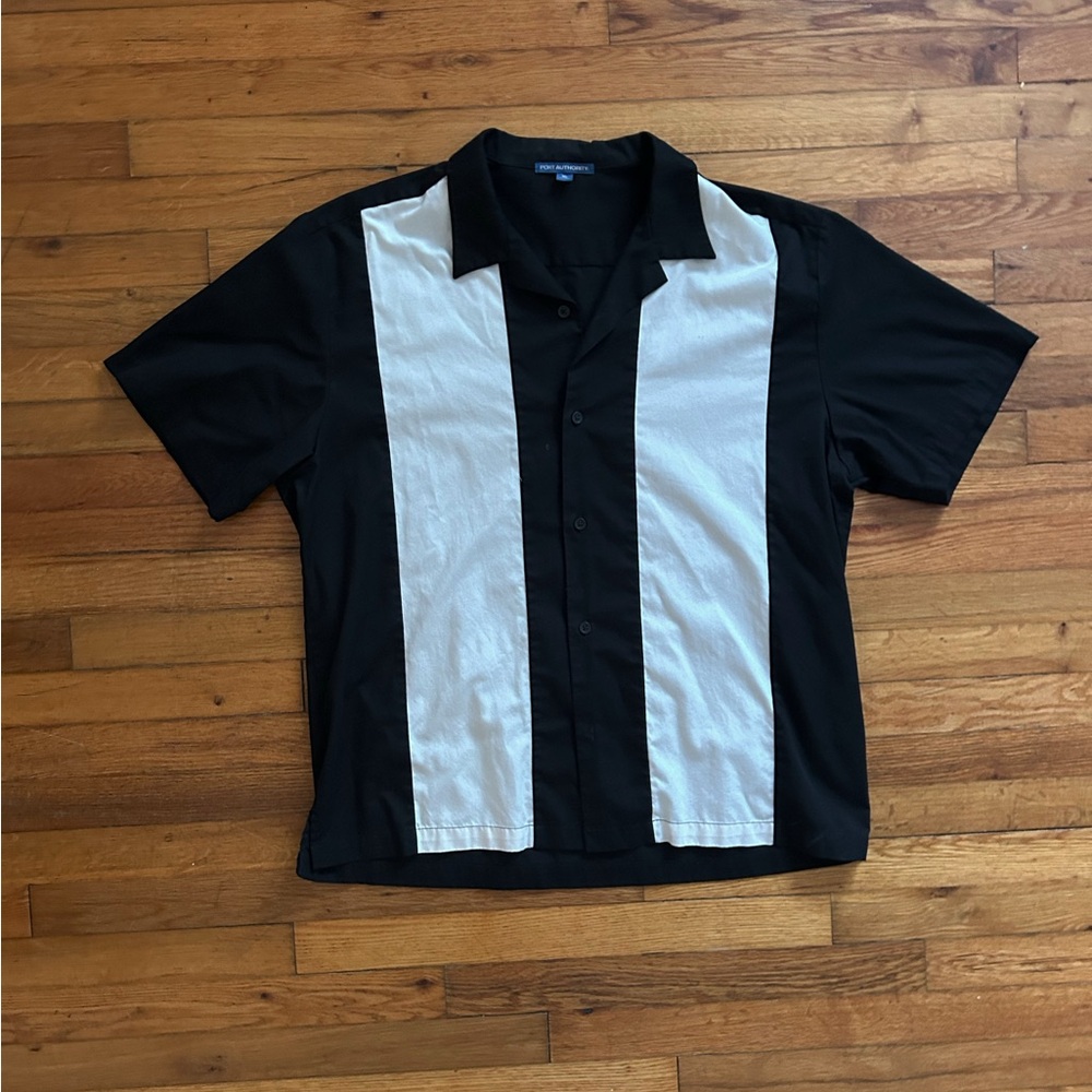 Black and White Men's Port Authority Shirt #27